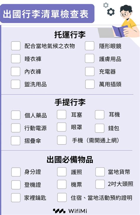 公幹 行李|2024 出國旅行清單！最新收行李 Checklist 長短途/男。